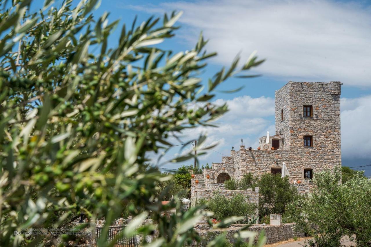 Charouda Stone Tower Lejlighed Pírgos Dhiroú Eksteriør billede